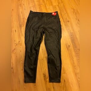 Spanx 1XL skinny leg pull onBlack Trousers pants NWT
